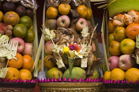 Temple ritualの写真素材