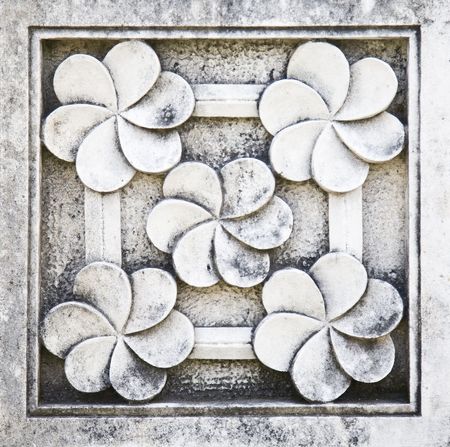 Bali stone carvingの写真素材