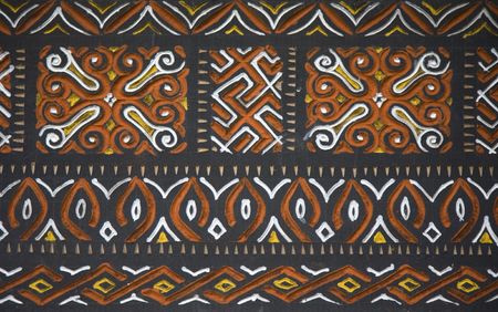 Traditional Toraja wood carving, Sulawesi, Indonesia
の写真素材