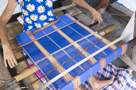 Traditional weavingの写真素材