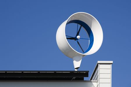 Residential wind turbine の写真素材