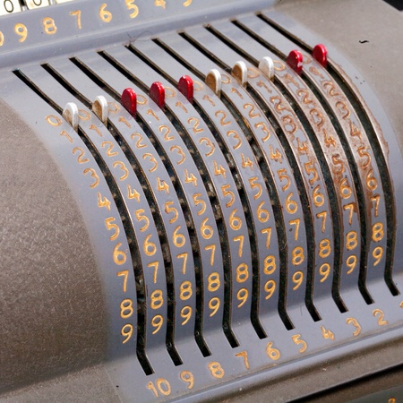 Old calculatorの写真素材