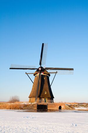 Dutch windmillの写真素材