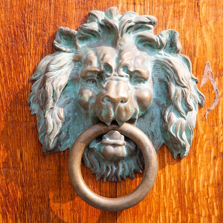 Antique doorknockerの写真素材