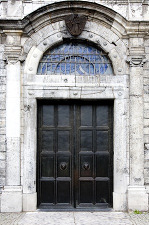 Copper doorの写真素材