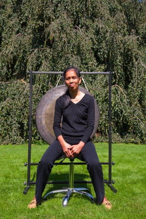 Gong sound healingの写真素材