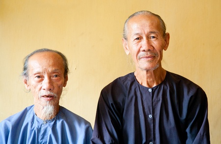 Vietnamese monks の写真素材