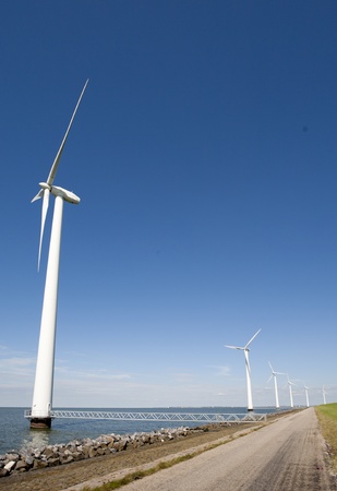 Wind turbines の写真素材