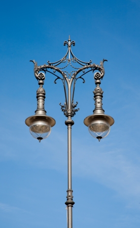 Antique lamp postの写真素材