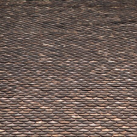 Roof tiles patternの写真素材