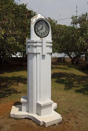 Traditional clock in Kota Tua, Jakartaの写真素材