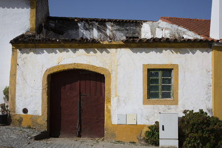 Ruin in Crato, a municipality in the district of Portalegre in Portugalの写真素材
