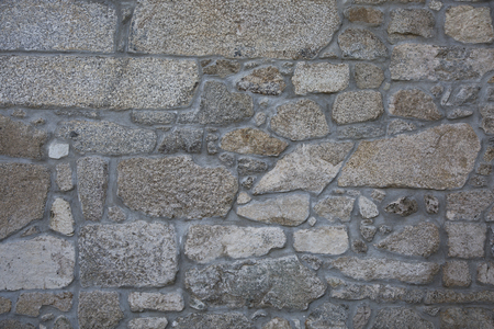 Natural stone wall or a Portuguese solaresの写真素材