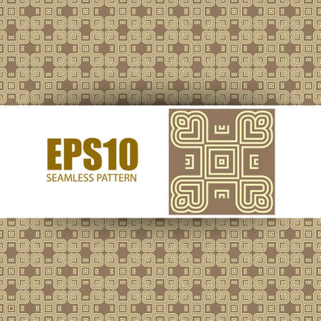 Vector geometric seamless pattern, stylish geometric backgroundのイラスト素材