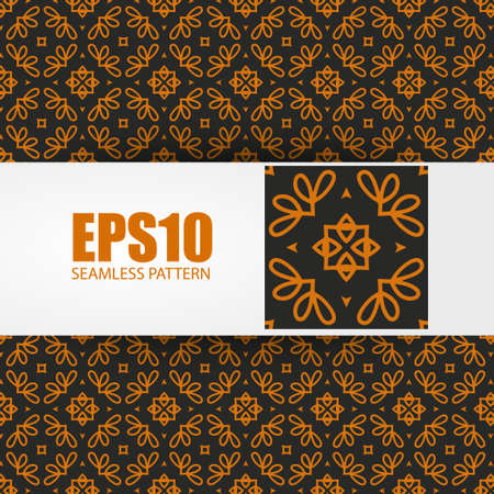 Vector geometric seamless pattern, stylish geometric backgroundのイラスト素材