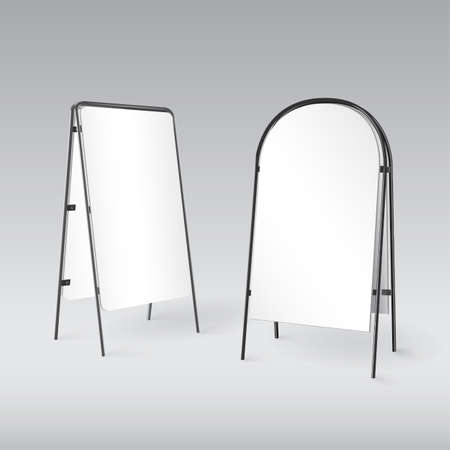 Sandwich board isolated - 3d illustrationのイラスト素材