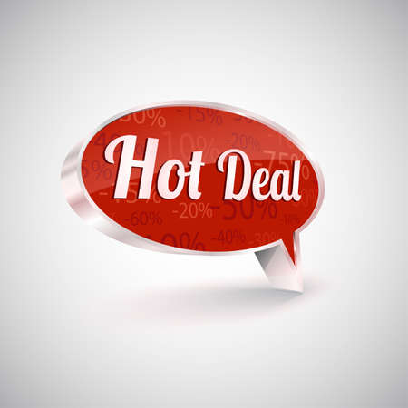 Hot deals vector icon,  illustrationのイラスト素材