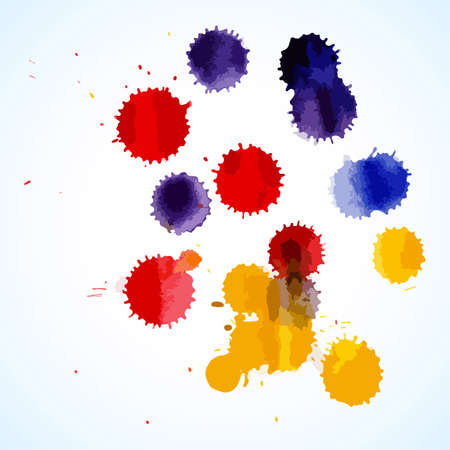 Colorful abstract watercolor backgrounds  Vector illustration for your designのイラスト素材