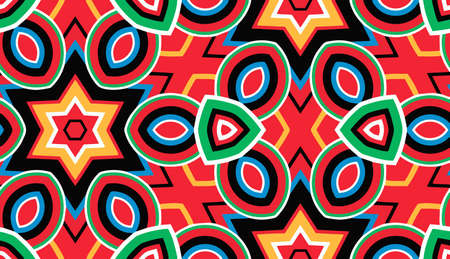 Pattern of geometric shapes, background. Copy that square to the side, the resulting image can be...