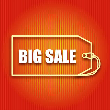 poster with inscription big sale のイラスト素材