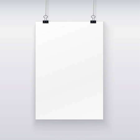 template of a paper sheetのイラスト素材