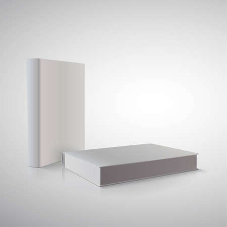 book in perspective on whiteのイラスト素材