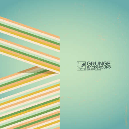 Multicolor grunge background, vintage poster のイラスト素材