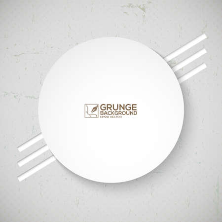 Play of light and shadow, banner in the form of circleのイラスト素材