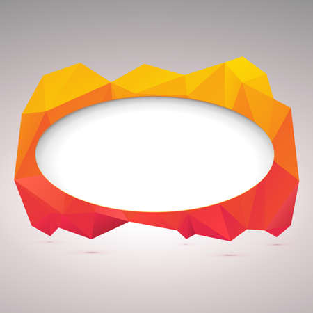 Abstract 3D geometric colorful backgroundのイラスト素材