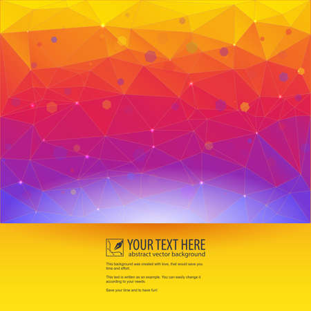 Bright background, the template for greeting cardのイラスト素材