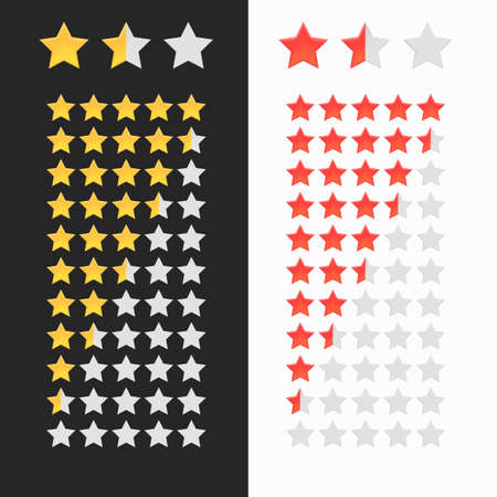 Rating stars isolated  Vector illustration for your designのイラスト素材