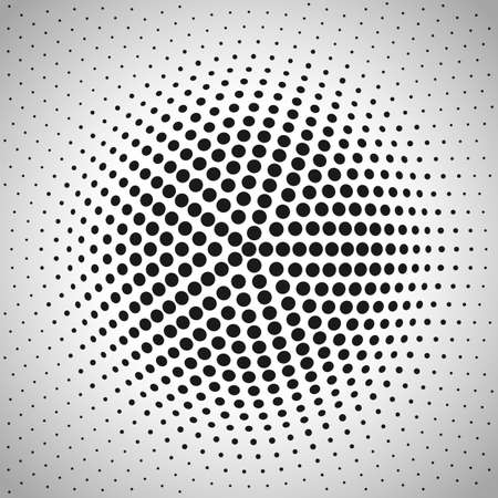 Radial halftone backgroundのイラスト素材