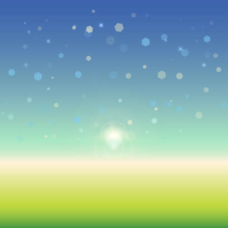 Colorful summer background. Vector illustration for your business.のイラスト素材