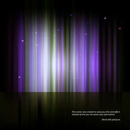 Northern lights, Aurora polaris. Abstract vector shiny backgroundのイラスト素材