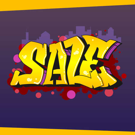 Sale banner in graphite style. Great bright background for your offers, promotional posters, advertising shopping flyers and discount banners.のイラスト素材