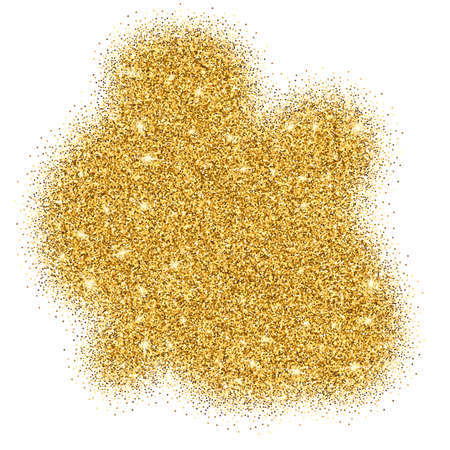 Gold glitter bright vector background. Golden sparkles, shiny texture,. Excellent for your greeting cards, luxury invitation, advertising, certificateのイラスト素材