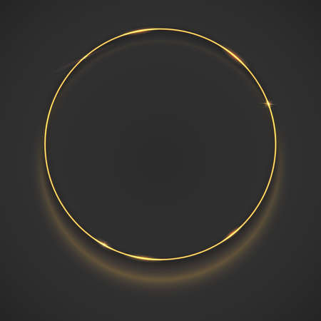 Abstract ring background with luminous swirling sparkle. Glowing spiral. Shine round frame tunnel with circles light effect. Cover for your presentation and design with space for your message.のイラスト素材