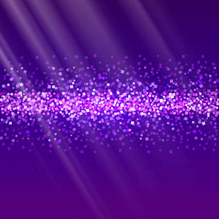 Glitter and bright sand, dark background. Colored sparkles, shiny texture,. Excellent for your greeting cards, luxury invitation, advertising, certificate. Template for vip banners or cardのイラスト素材