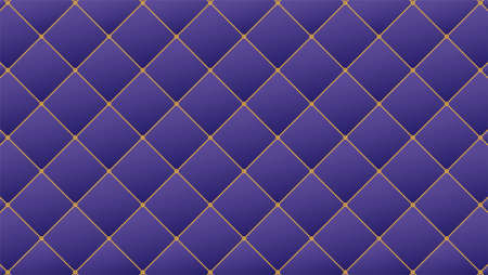 Abstract modern pattern with golden elements. Geometric repeating luxury ornament with golden diagonal square for wallpapers or backgrounds.のイラスト素材