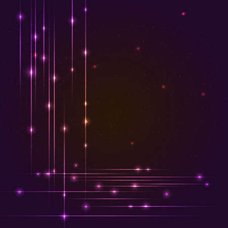 Hi-Tech background with glowing stringのイラスト素材