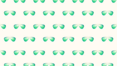 Summer pattern with Sunglasses. Abstract vector background.の写真素材
