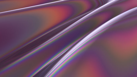 Glass-based abstract flow effect. Technology background with soft reflections and dispersion effect....
