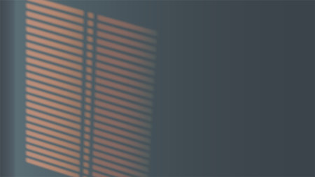 Shadow on wall in dark room. Red light reflection.のイラスト素材