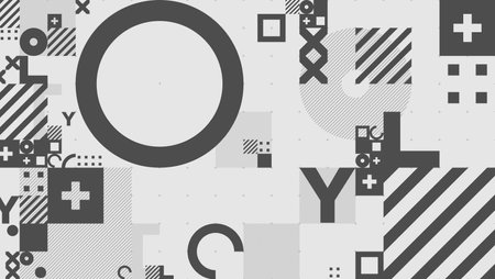 Dynamic Geometric Design. Tech Vibes. Modern Interfaces and Backgrounds.のイラスト素材