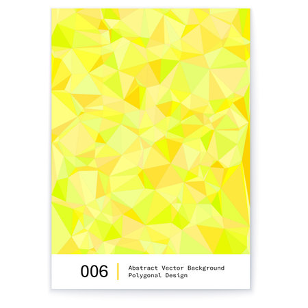 Bright Geometric Pattern Composed of Vibrant Yellow Tones and Shapes That Captivateのイラスト素材