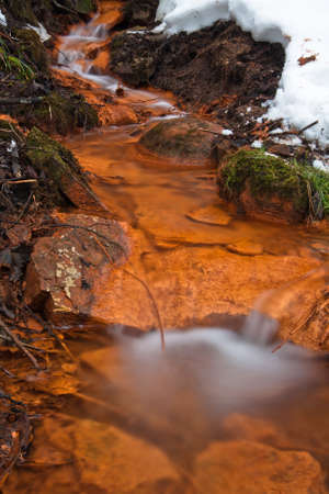 stream flowing freshwaterの写真素材