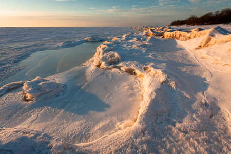 sea in winter