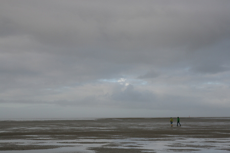 People in the wattの写真素材