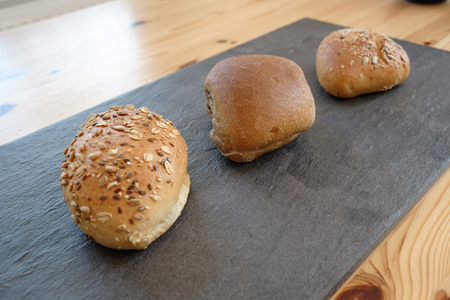 Bread for breakfastの写真素材