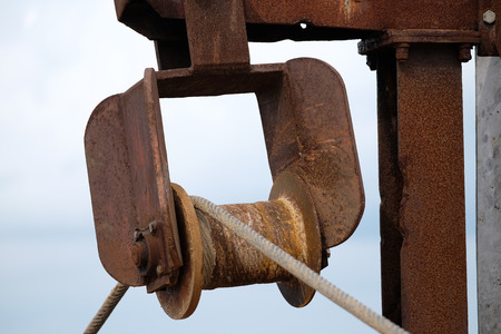 Rusty industrial plantの写真素材